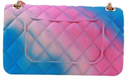 Rainbow Jelly Shoulder Purse