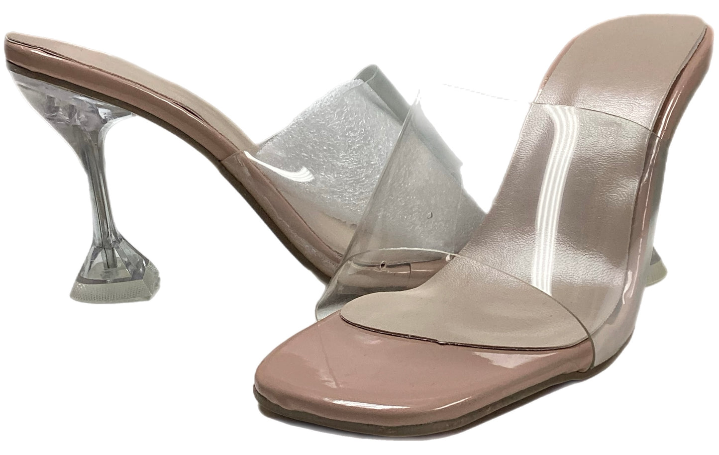 Clear Band Heel Sandal