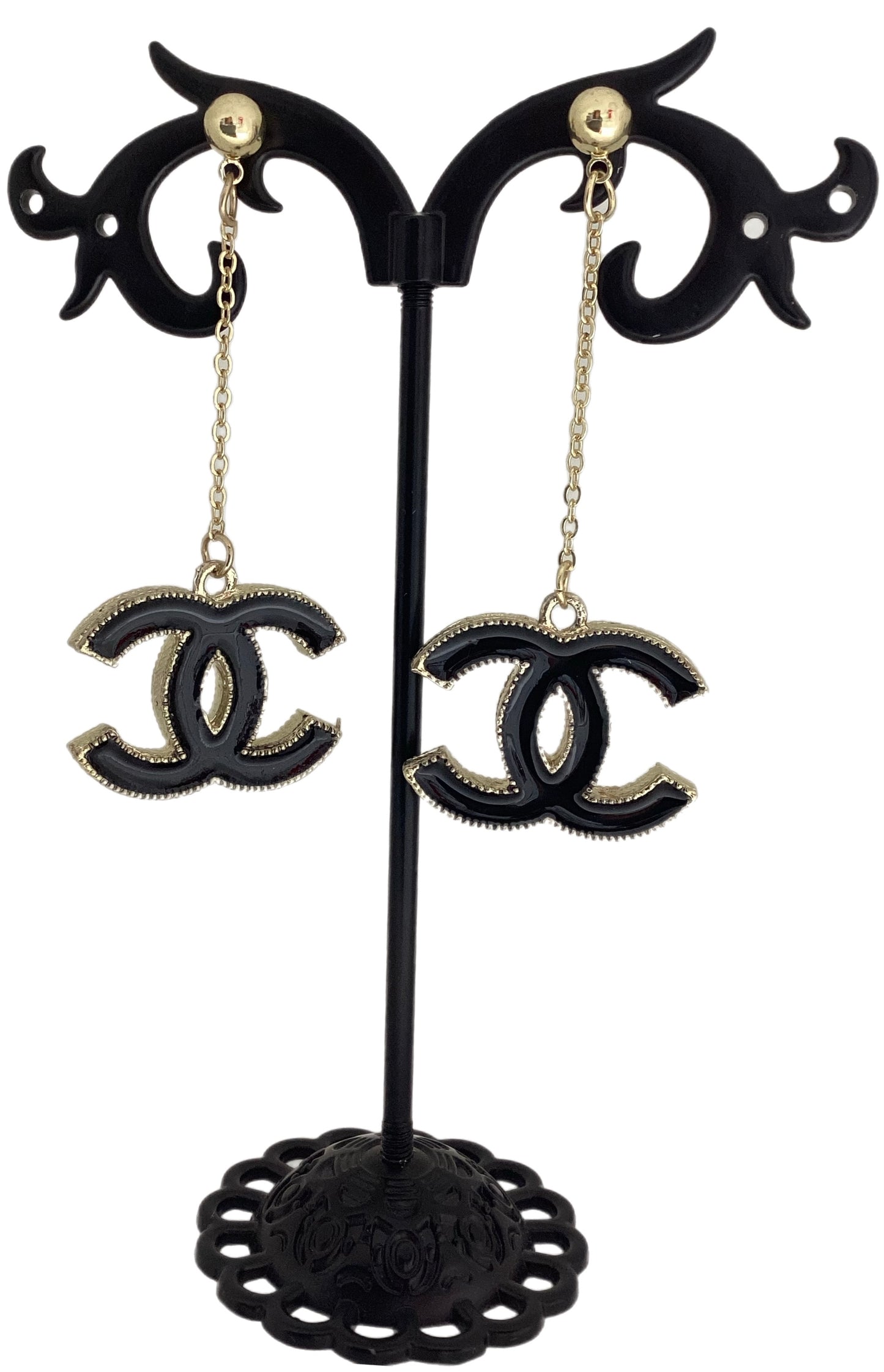 Long Dangle Chanel Earrings