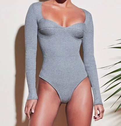 Sweater knit LongSleeve BodySuit