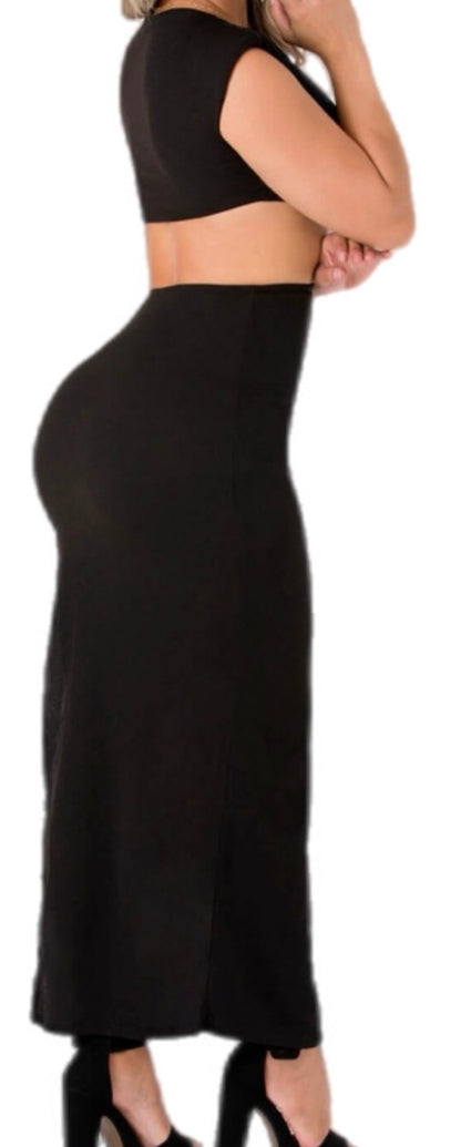 Waist Midi Dress